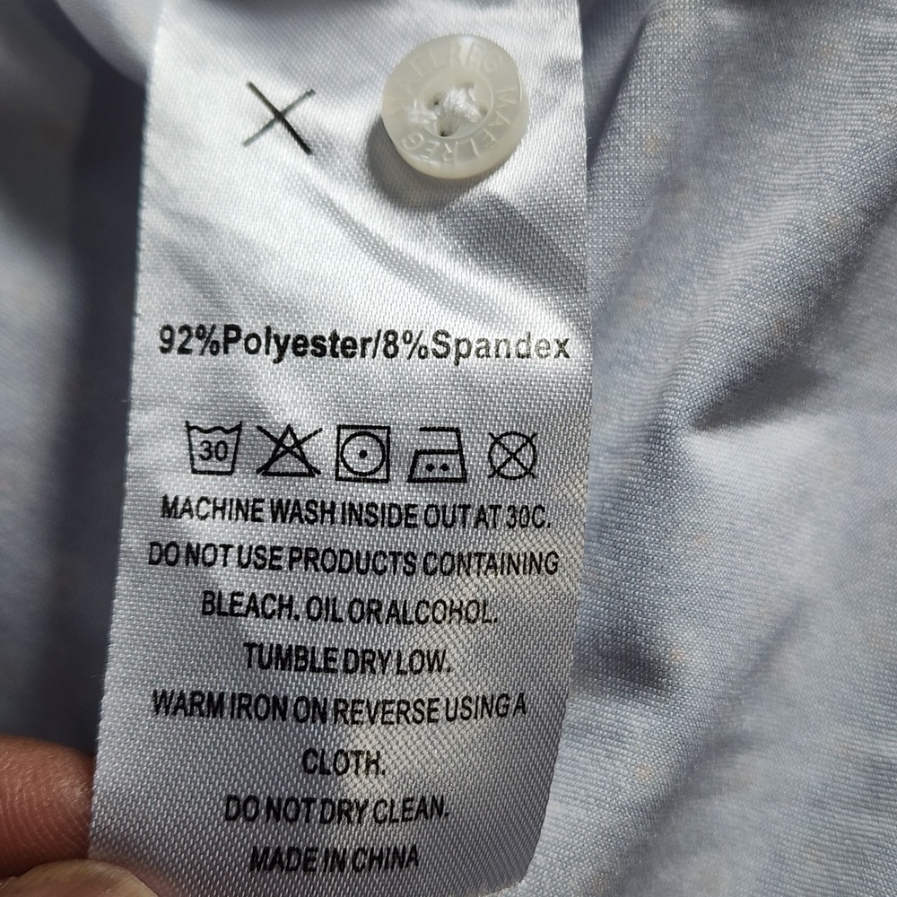 Maelreg Performance Golf Polo Shirt Floral Geometric Stretch Men's Size 2XL - Picture 6 of 8